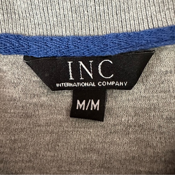 INC Men’s Grey Short Sleeves Polo Shirt Medium - Picture 3 of 10
